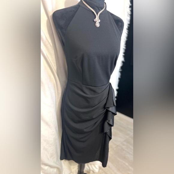 🖤🖤NY&C Gorgeous Sheath Slimming Stretch Halter Neck Dress🖤🖤 - Picture 5 of 16